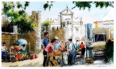 Sketch Tour in Alentejo